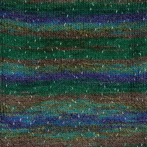 Vista 3 de Berroco - Hilo de tweed de mezcla de algodón y sésamo, colores 2025, 3.53 oz, peinado/aran (7424 - Blue Poppy)