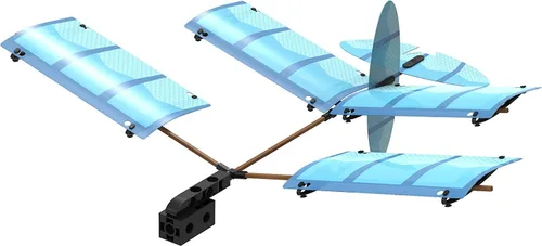 Vista 8 de Thames & Kosmos Kit de experimentos STEM de aviones ultraligeros Construye 5 planeadores Aprende cómo funcionan los aviones para mayores de 8