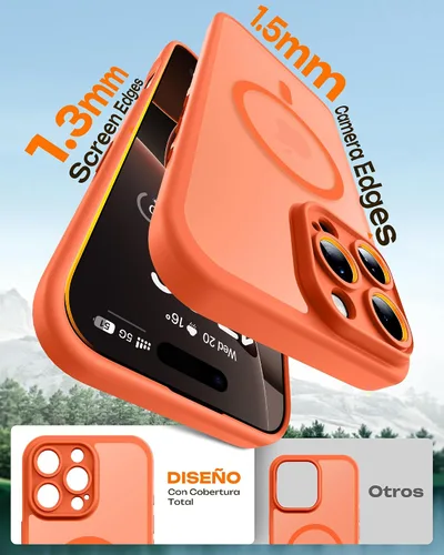 Vista 582 de TOCOL Funda para iPhone 11, compatible con Magsafe, protección completa de cámara, imanes integrados, protección contra caídas, funda translúcida