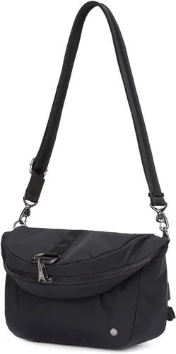 Vista 6 de Pacsafe Citysafe CX - Mochila convertible antirrobo para tablet de 10 pulgadas, color negro ECONYL Econyl Negro