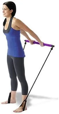 Vista 4 de Culturismo Yoga Pilates Stick Equipo de Ejercicio Fuerza Fitness Gymstick para Entrenamiento Muscular/Levantamiento de Pesas