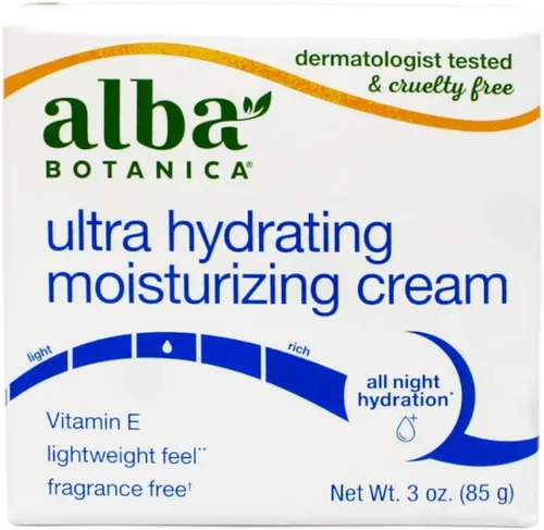 Vista 3 de Alba Botanica, Crema Hidratante Jazmín Vitamina E, 3 onzas