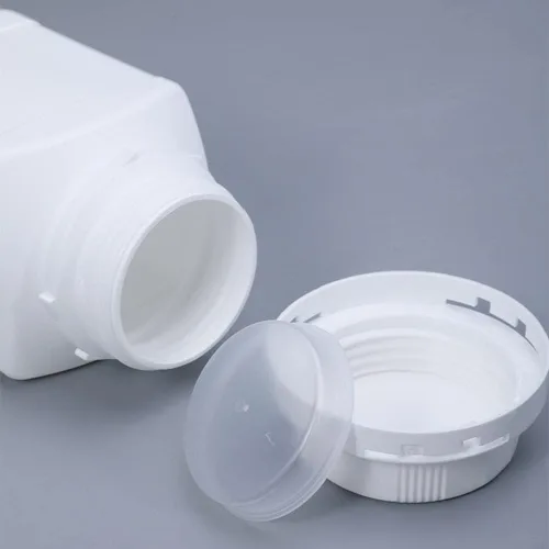 Vista 7 de 5 botellas de plástico de 8.45 onzas / 8.5 fl oz, botellas de reactivo químico de laboratorio de 3.4 fl oz de boca ancha, botellas cuadradas