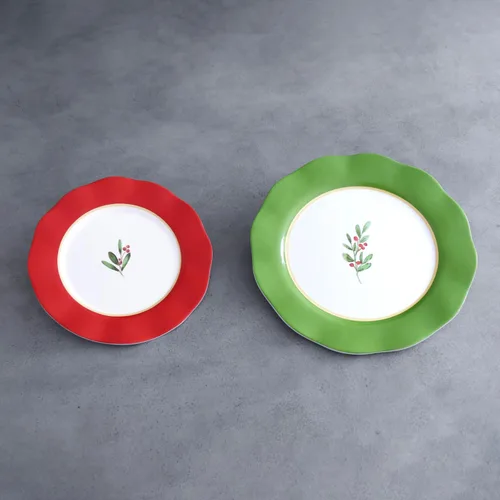 Vista 11 de Beatriz Ball VIDA Alegria - Juego de 4 platos de ensalada de 9 pulgadas (blanco)
