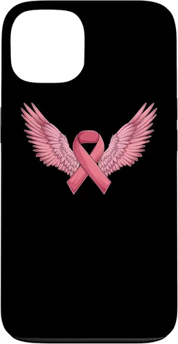 Vista 7 de Pink Ribbon Wings Breast Cancer Awareness Case for iPhone 17