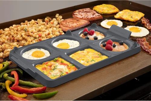 Vista 2 de Cuisinart CGR-600 Bandeja de 7 piezas para anillos de huevo