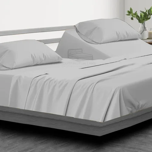 Vista 42 de Cottington Lane Juego de sábanas de 4 piezas tamaño individual, ropa de cama de microfibra ultra suave con bolsillo profundo de 16 pulgadas