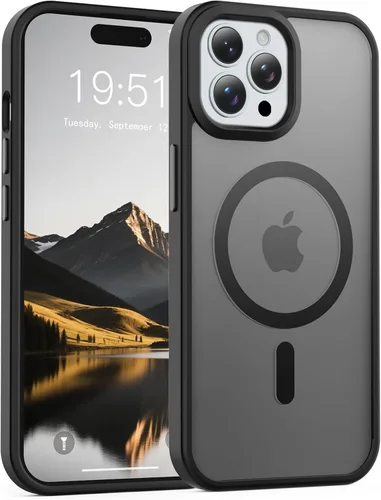 Vista 60 de Funda transparente para iPhone 11 con protector de pantalla, compatible con Magsafe, antiamarilleo, protección de grado militar, a prueba de golpes