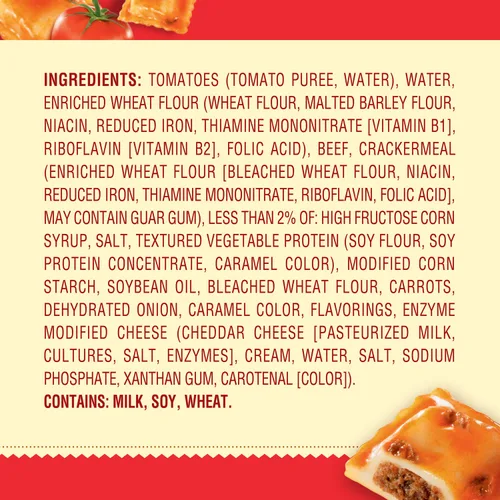 Vista 3 de Chef Boyardee Ravioles de carne en salsa de pasta, alimentos para microondas, cuenco apto para microondas de 7.5 onzas (12 cuencos)