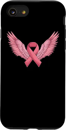 Vista 18 de Pink Ribbon Wings Breast Cancer Awareness Case for iPhone 17
