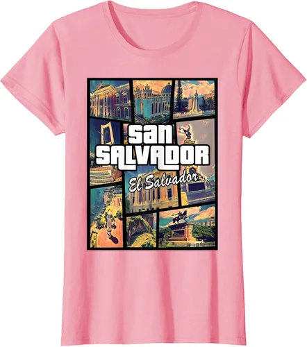 Vista 15 de Camiseta Orgullosa de San Salvador Capital El Salvador