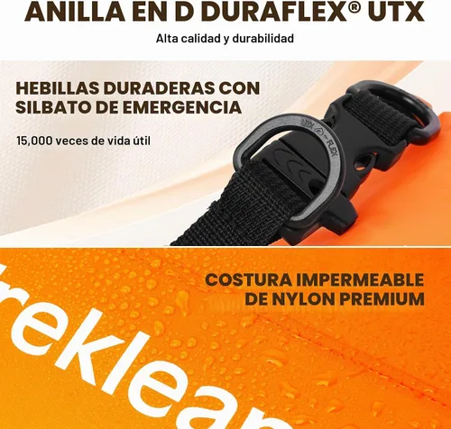 Vista 3 de Bolsa seca, impermeable flotante y ligera, bolsa seca enrollable que mantiene el equipo seco, para kayak, rafting, canotaje, natación, campamento
