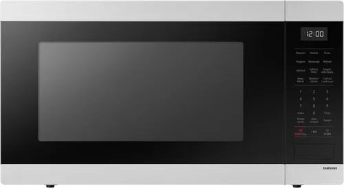 Vista 10 de SAMSUNG Horno microondas de mostrador de 1,9 pies cúbicos con sensor de cocción, acero inoxidable mate negro, MS19DG8500MTAA
