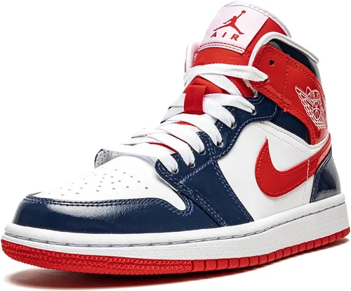 Vista 4 de Nike Jordan Zapatos para mujer Air Jordan 1 Mid SE Light Club CW1140-100 NegroBlanco-Multi