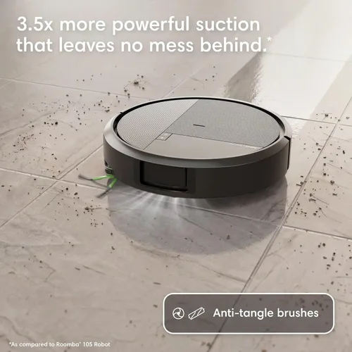Vista 2 de iRobot Roomba Plus 575 Robot Aspirador y Trapeador Combo, Succión de 25,000 Pa, PrecisionVision AI Obstáculo Evitación de Obstáculos, Vacío de 90