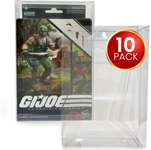 Vista 14 de EVORETRO Caja de exhibición y protector para figuras de acción Compatible con Star Wars, Marvel Legends y GI Joe (con tarjeta) Figura de 3.75