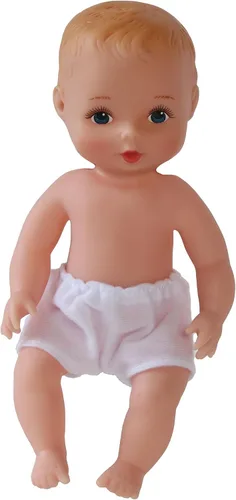 Vista 7 de Muñeca de baño Baby's First de 9 pulgadas Skin-So-Soft para bebé, manta de baño rosa