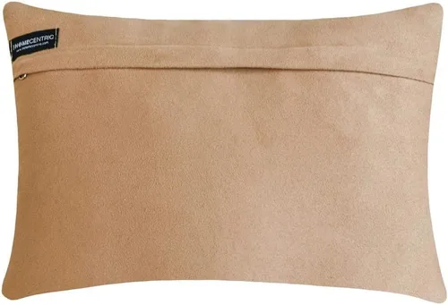 Vista 149 de The HomeCentric Fundas de almohada lumbares doradas de 12 x 14 pulgadas (11.8 x 13.8 in), de piel sintética, con diseño de animales, estilo moderno