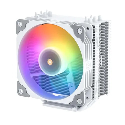 Vista 11 de Vetroo V5 Enfriador de aire para CPU con 5 tubos de calor 120mm FDB PWM Refrigeración del procesador para Intel LGA 1851/1700/1200/115X AMD AM5/AM4