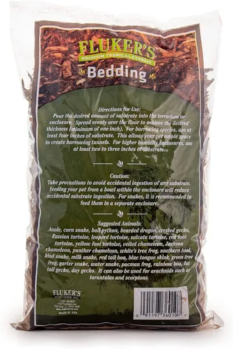 Vista 3 de Ropa de cama Premium de ciprés tropical Fluker's para reptiles, 5 QT
