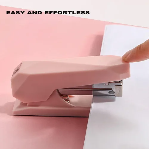 Vista 3 de Grapadora con grapas, grapadoras pequeñas y resistentes para escritorio