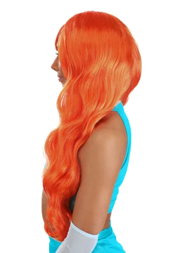Vista 3 de Peluca de Disfraz Winx Club Bloom para Mujer Multicolor