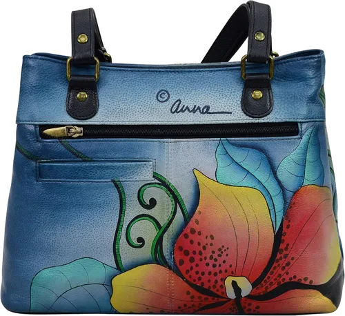 Vista 2 de Anna by Anuschka - Bolso de hombro con diseño de piel auténtica