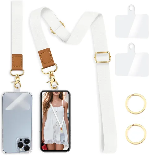 Vista 42 de Yonlevres Cordón para Teléfono con Correa de Muñeca Cruzada, Cordón para Teléfono Celular Be Kind para Alrededor del Cuello, Correa Ajustable