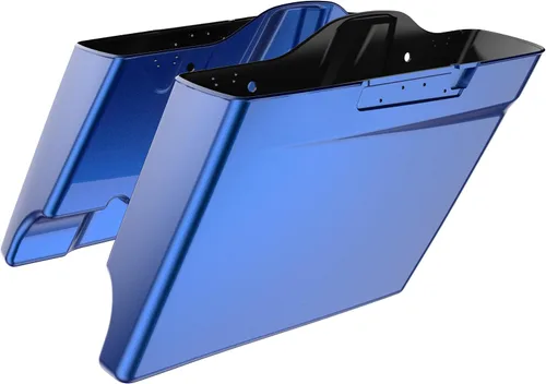 Vista 58 de Alforjas extendidas para Harley Touring Street Glide, Electra Glide, Road Glide 2014-2023 (whisky ámbar)