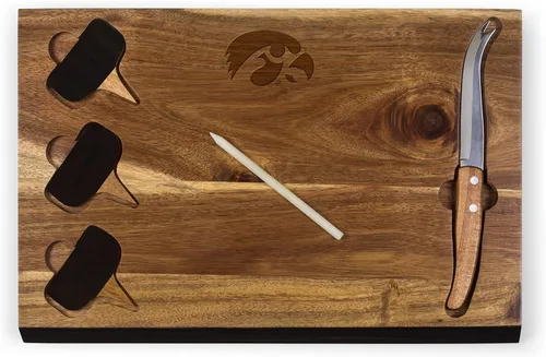 Vista 44 de PICNIC TIME NCAA NCAA - Juego de tablas de cortar y herramientas de queso de acacia Delio unisex para adultos
