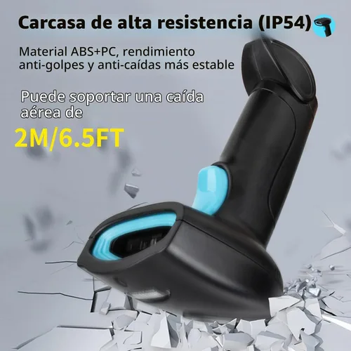 Vista 7 de Escáner de código de barras USB 1D con cable CCD, lector de código de barras compatible con pantalla, escáneres de código de barras para tienda