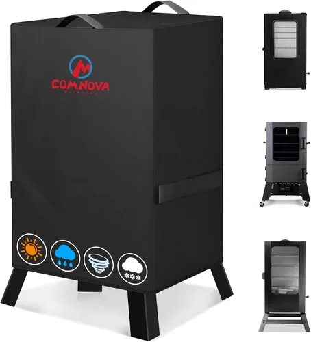 Vista 11 de Comnova - Funda para ahumador eléctrico de 30 pulgadas, 600D, fundas para ahumadores para ahumadores Masterbuilt resistente al agua de servicio