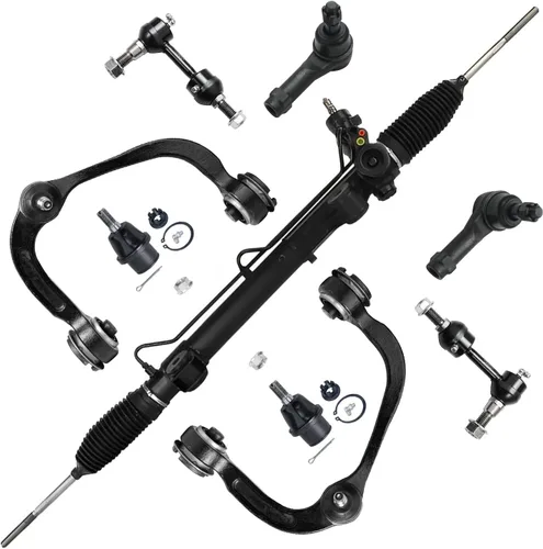 Vista 293 de Detroit Axle - Kit de brazos de control de extremo de 8 piezas para Toyota 2001-2003 Highlander 2002-2003 Camry Lexus ES300, 2 conjuntos de brazos