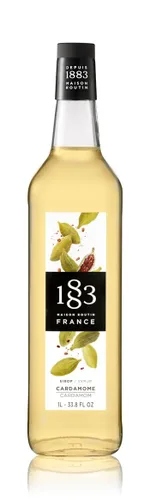 Vista 122 de 1883 Jarabe de Amaretto para bebidas, fabricado en Francia, botella de plástico de 1 litro