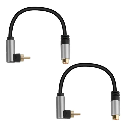 Vista 7 de Cable de extensión de audio RCA, cable RCA macho a hembra, cable de audio coaxial digital para cine en casa, HDTV, DVD, amplificadores, subwoofer