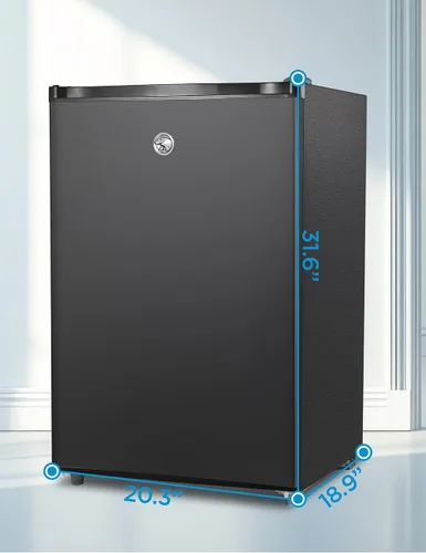 Vista 7 de Commercial Cool Congelador vertical de 3.0 pies cúbicos, CCUL30B, negro