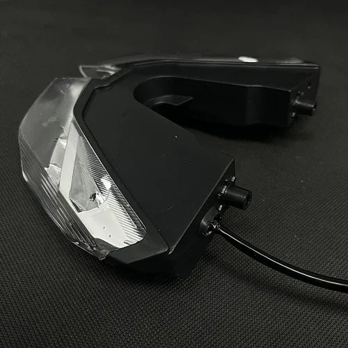 Vista 4 de Luces de freno traseras LED intermitentes integradas compatibles con DUCATI HYPERMOTARD 821 939 950 SP 2012-2021 (transparente)