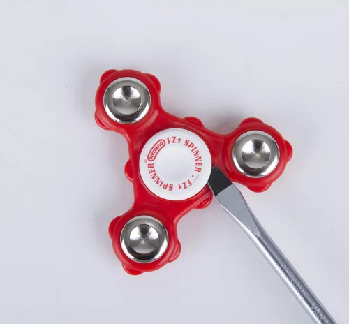 Vista 5 de Duncan Paquete de juguetes Fidget Spinner Pack, Fidget and Sensory Toy Pack Valor, Variadas Formas, 4 Fidget Spinners, Multicolor