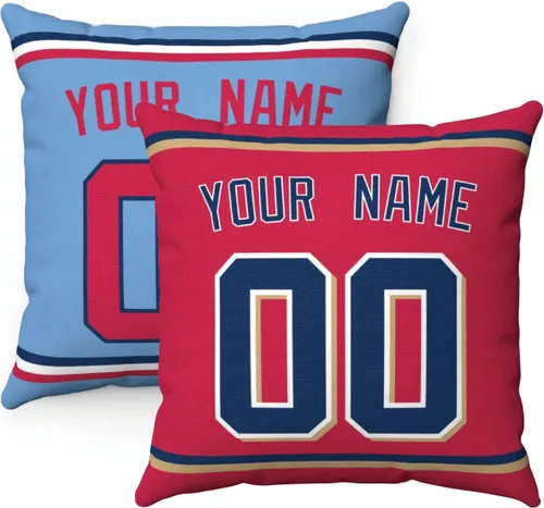 Vista 23 de Almohada personalizada con cualquier número de nombre, regalos personalizados para Los Ángeles