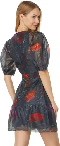Vista 2 de Ted Baker Tatya - Mini vestido de manga abombada