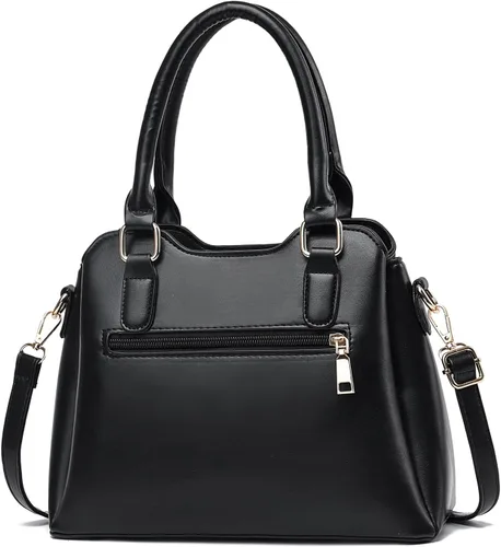 Vista 8 de Xiaoyu Monederos y bolsos de mano para mujer, bolsa de hombro con asa superior, juego de 2 piezas