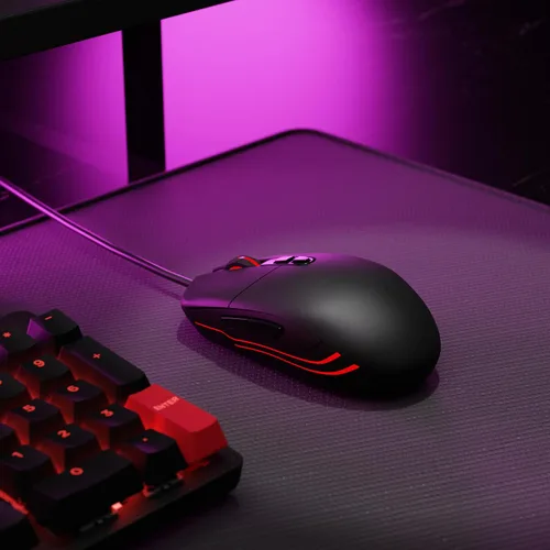 Vista 3 de LEMOKEY X2 QMKVIA - Combo de teclado y mouse para juegos personalizados, montaje de junta programable 100% de tamaño completo, teclado mecánico