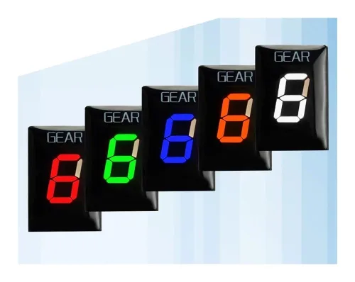 Vista 4 de Motorcycle Gear Indicator for YZF R1 R6 FZ8 MT03 MT-01 FZS1000 for Fazer XJR400 FZ400 FZ 8 XV1900A YS250 XV1600A XJ6 Speed Display Gear Indicator