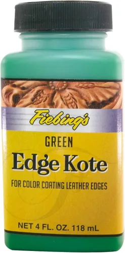 Vista 12 de Fiebing's Edge Kote 4 Fl Oz - Azul - para Colorear Bordes de Cuero en Bolsos, Carteras, Zapatos, Fundas, etc