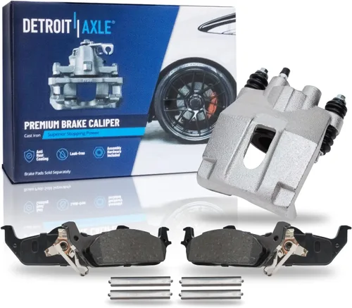 Vista 97 de Detroit Axle - Pastillas de Freno Delantero Izquierdo Reemplazo de Pinza de Disco para Ford Fusion Mazda 6 Lincoln MKZ Mercury Milan 2006-2012