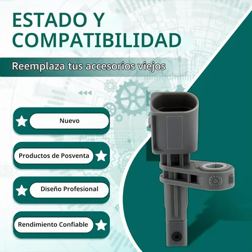 Vista 6 de AUTOKAY Kit de sensor de velocidad de rueda ABS 4X Compatible con Audi Q7 VW Touareg Porsche Cayenne 03-10