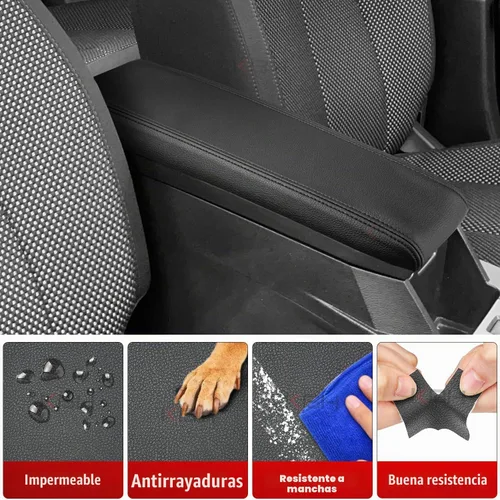 Vista 3 de KBH Funda de repuesto para reposabrazos de consola central para GMC Terrain, Chevy Equinox 2010 2011 2012 2013 2014 2015 2016 2017, cuero de vinilo