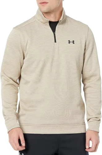 Vista 10 de Under Armour Suéter Storm SweaterFleece para hombre con cuarto de cremallera (001) negro/blanco/negro