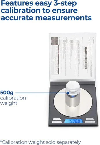 Vista 8 de AMERICAN WEIGH SCALES - Báscula digital compacta de la serie CD, color negro, 17.64 oz x 0.00 oz