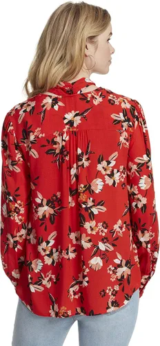 Vista 2 de Jessica Simpson Blusa Twilly de manga larga con lazo y cuello desnudo para mujer